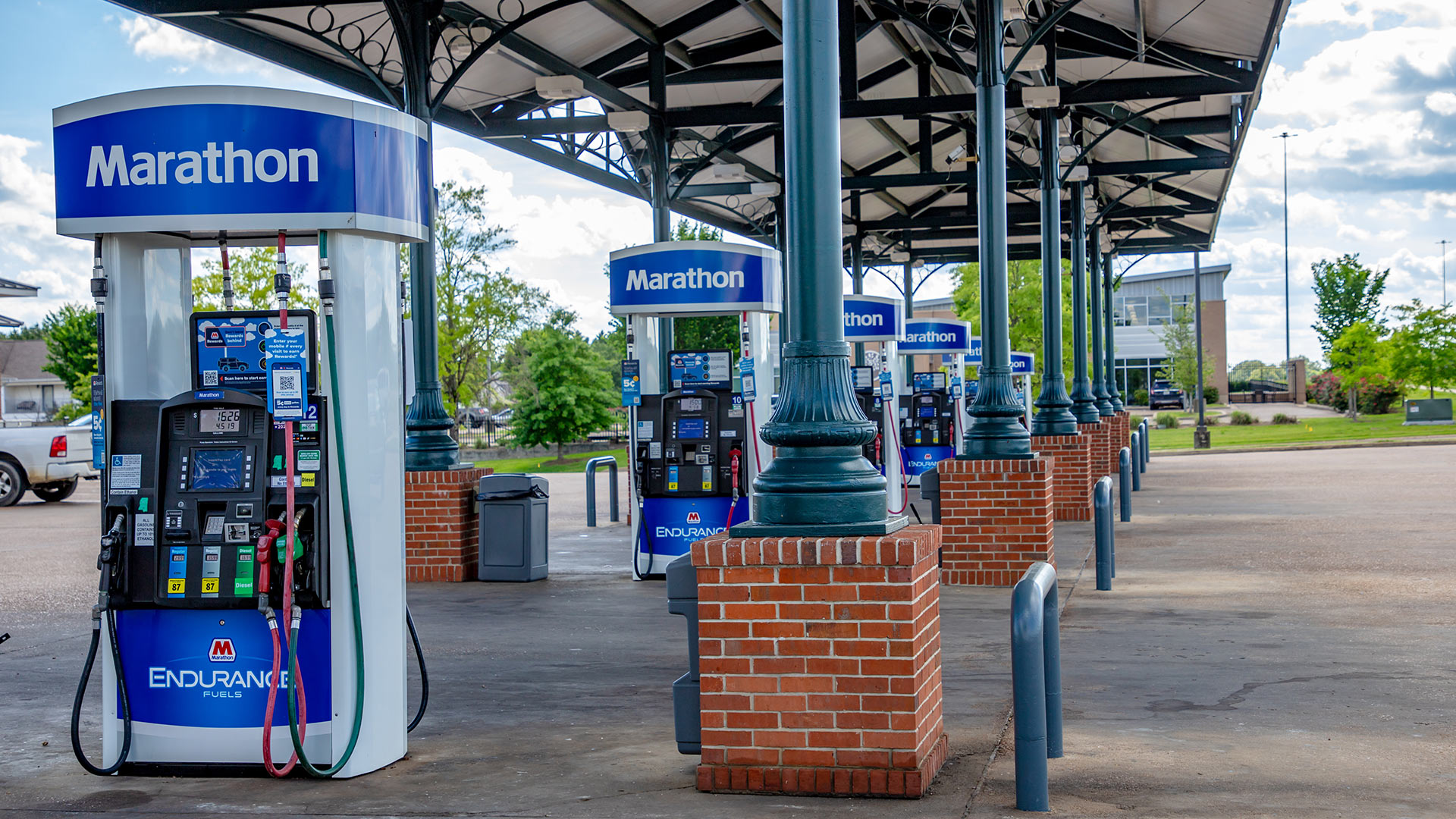 Marathon Gas Station Pumps