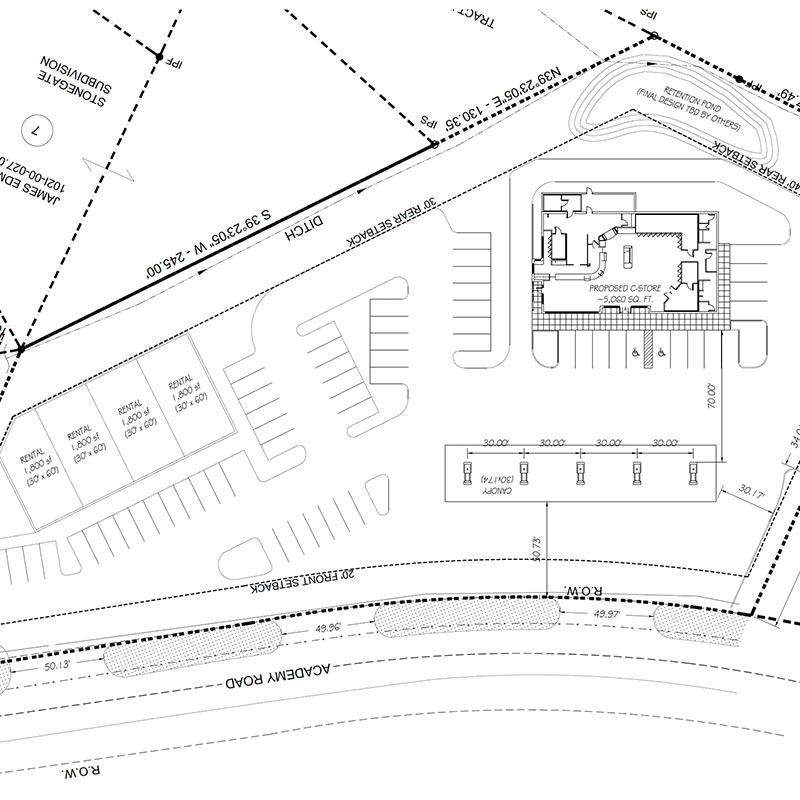 Fair Oil Lot and building design plans