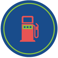 Gas pump icon